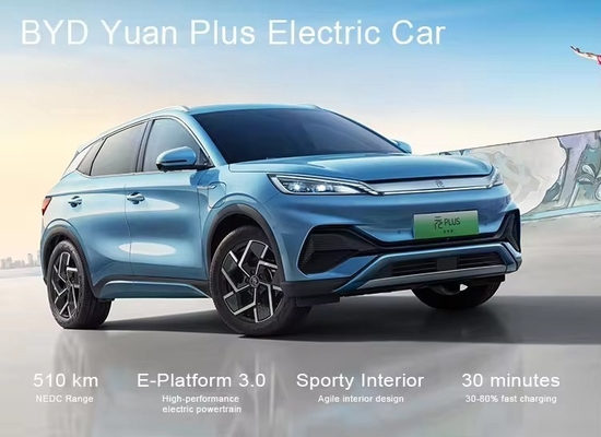 2024 Byd Yuan PRO Voiture électrique avec couple maximal 310 Nm et système de divertissement automobile