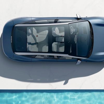 2023 Année Geely Zeekr 007 Jaune 4X4 2WD Smart 100 Kw EV sièges électriques d'occasion 5-7