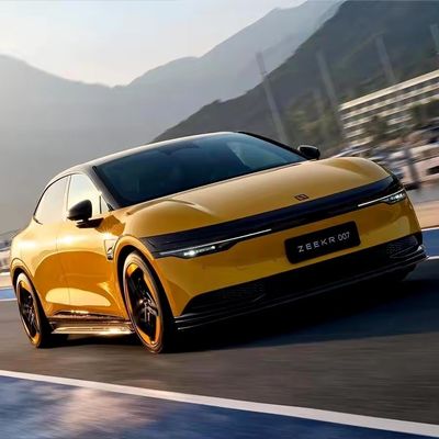 2023 Année Geely Zeekr 007 Jaune 4X4 2WD Smart 100 Kw EV sièges électriques d'occasion 5-7