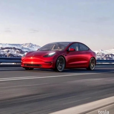 Tesla Modèle Y d'occasion voiture électrique pure à énergie utilisée avec 1981kg de poids de freinage