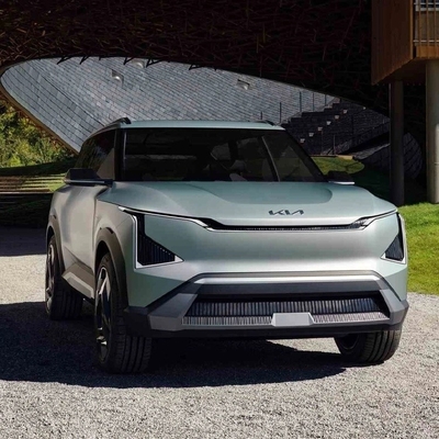 Type d'énergie Pure électrique KIA EV5 Voiture 5 places SUV de luxe 530km Portée 231HP Auto gris
