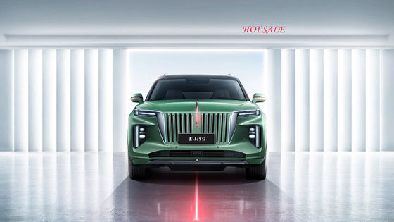 Stock 2023 Hongqi E-HS9 Véhicules à énergie avec direction à gauche et traction à deux roues motrices