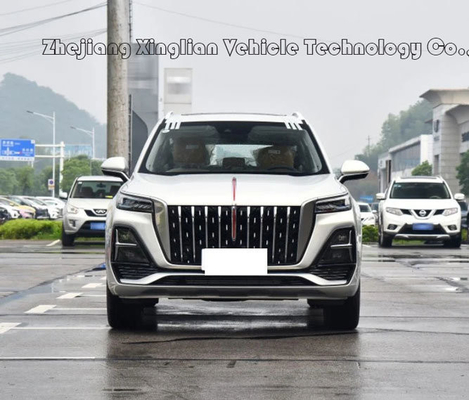 2023 Hongqi HS5 2.0t à quatre roues motrices Collier de drapeau PRO Version Benzine SUV Voiture Couleur blanche