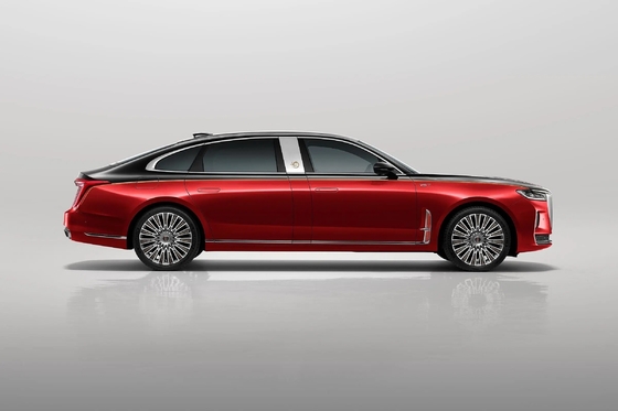 Système de freinage électromagnétique Voiture électrique EV 7 sièges 690km Autonomie de luxe Hongqi E-HS9