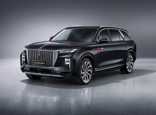 Sedan Hongqi E-HS9 7 sièges électrique E-HS Eqm5 SUV 600km direction du corps gauche style berline