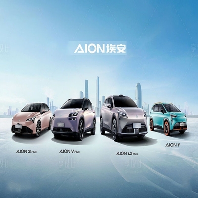 2023 GAC Aion Y BEV Lithium Iron Phosphate Voiture électrique avec une autonomie de 430 km Type de carrosserie ouverte