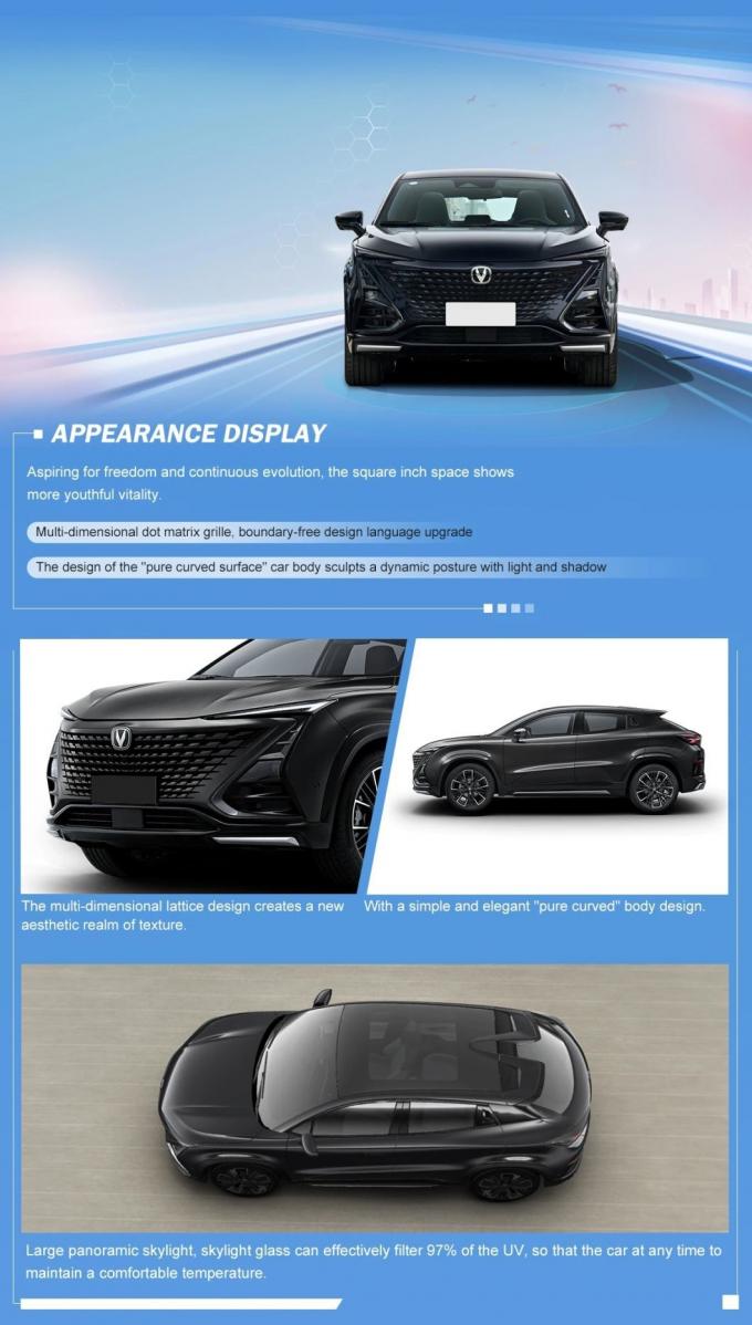 with Low Price Chang′an Uni-T 1.5t Sport Flagship Gasoline China Changan SUV 2023 Hot Selling New Cars